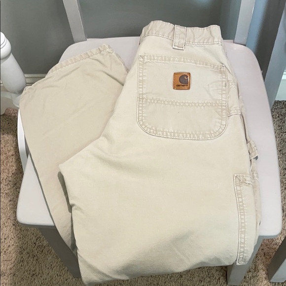 Carhartt Other - Carhartt Canvas Work Dungarees Tan